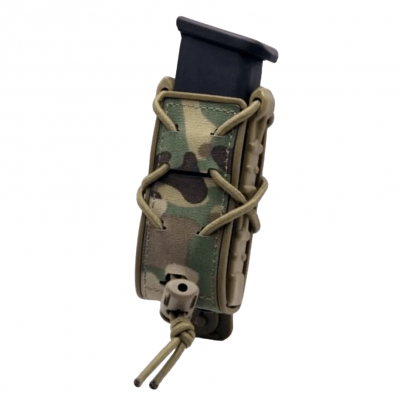 Подсумок Tactical Warrior, тактика ПМ под 1 магазин на Molle (Мультикам)