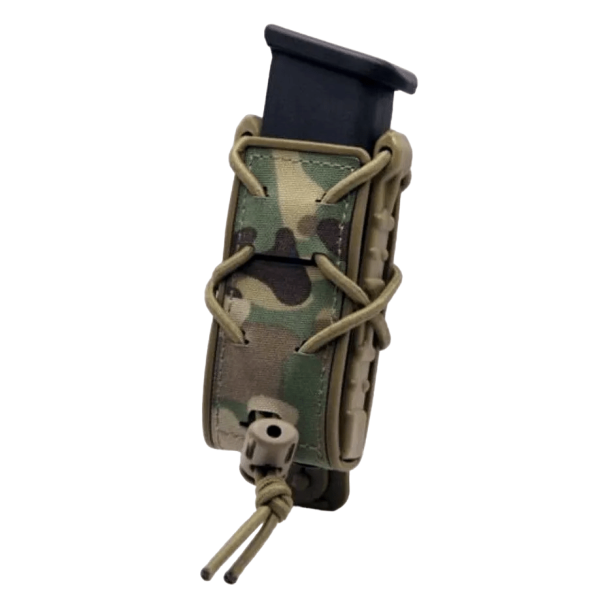 Подсумок Tactical Warrior, тактика ПМ под 1 магазин на Molle (Мультикам)