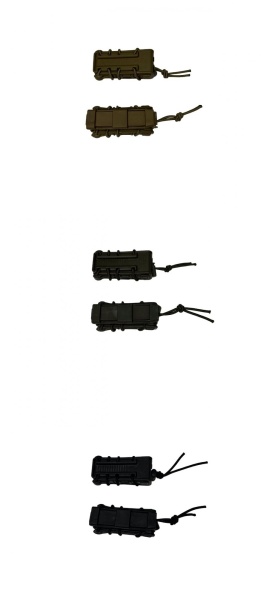 Подсумок Tactical Warrior, пистолетный под 1, молле пластик