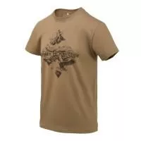 Футболка Helikon, T-Shirt (Mountain Stream), U.S. Brown