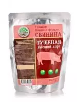 Консервы мясные кусковые стерилизованные. "Свинина тушеная высший сорт" 250гр. Кронидов
