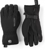 Перчатки Hestra ARMY LEATHER SOFT SHELL Short, Black/Black