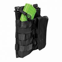 Подсумок двойной для магазина AK серии, с фиксатором 5.11 AK Bungee/Cover Double, Black