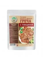 Консервы мясорастительные стерилизованные рубленые "Каша гречневая с говядиной". Кронидов