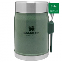 Термос для еды STANLEY Classic 0,4L, зелёный