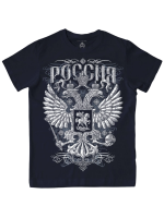 Футболка ПА-028РОС, синяя