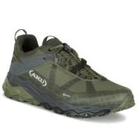 Кроссовки треккинговые AKU Flyrock GTX, Grey / Green
