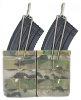 Подсумок под 2 АК Warrior Double Open Mag Pouch AK47/74, Multicam