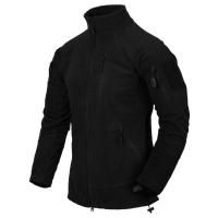 Флисовая куртка Helikon ALPHA HOODIE Jacket - Grid Fleece, Black