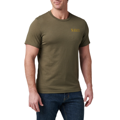 Футболка 5.11 Coffee & Carbines S/S Tee (Ranger Green, XL)