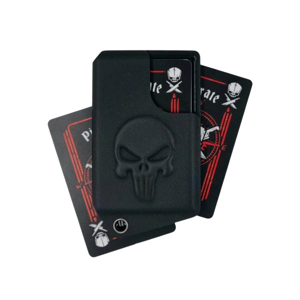 Кардхолдер Pirate Custom 3.0 с тиснением Punisher (Черный)