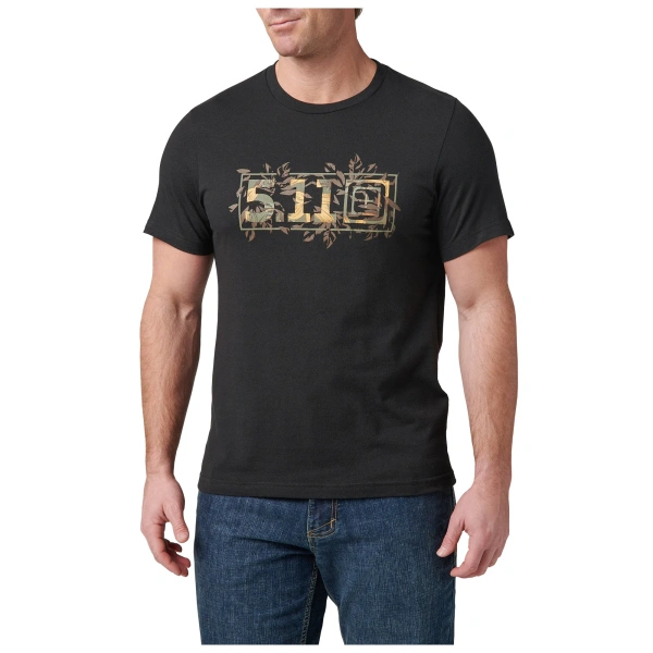 Футболка 5.11 Tropical Lockup S/S Tee, Black