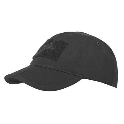 Бейсболка Helikon, Baseball FOLDING Cap, PolyCotton Ripstop (Black)