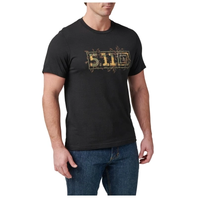Футболка 5.11 Tropical Lockup S/S Tee, Black