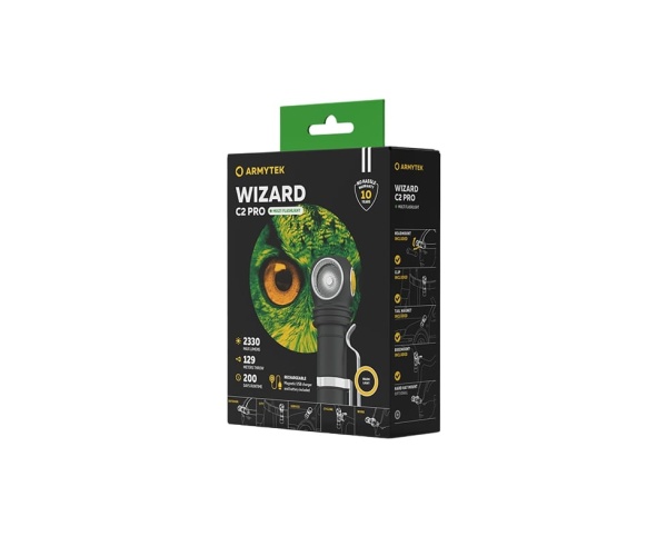 Фонарь Armytek Wizard C2 Pro Magnet USB Теплый