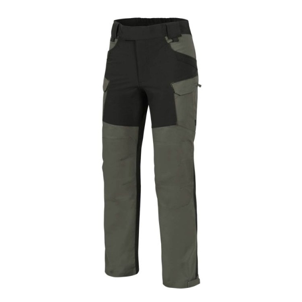 Брюки Helikon Hybrid Outback Pants, DuraCanvas, Taiga Green / Black A