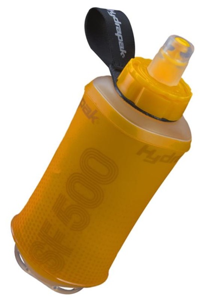 Складная фляга Hydrapak SoftFlask с поилкой-клапаном типа Bite, емкость 500 мл., цвет Orange