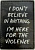 Патч I don’t belive
