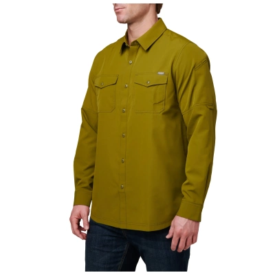 Рубашка 5.11 Marksman Long Sleeve Shirt, Rifle Green