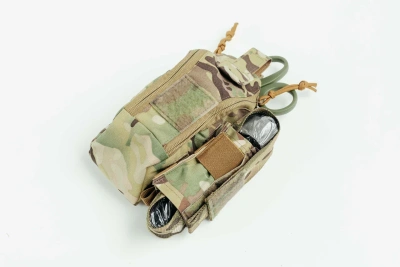 Подсумок Phantom, под аптечку вытяжной, Capsula (Multicam) с содержимым