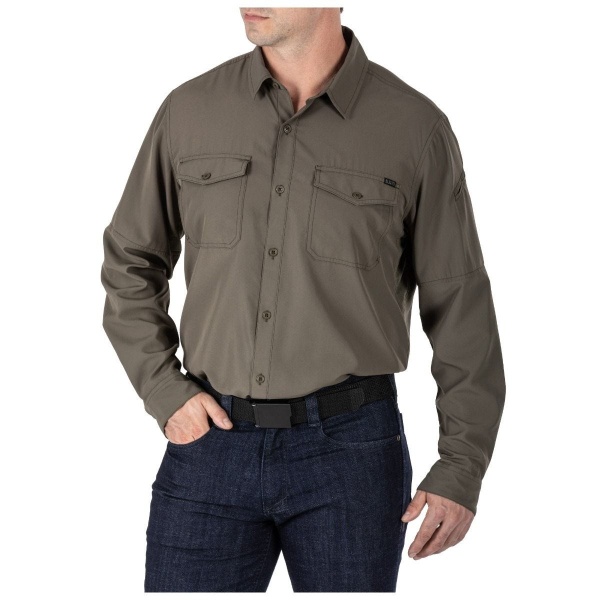 Рубашка 5.11 Marksman Long Sleeve Shirt, Ranger Green