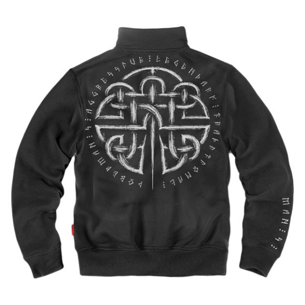 Толстовка на молнии DA Celtic II, Черный