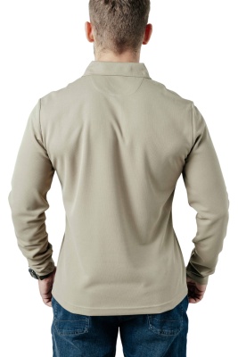 Поло MILGEAR, ACT L/S (Khaki, S)
