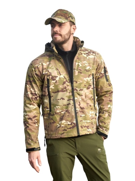 Куртка Vav Wear, SHELLHT04, Khaki Multicam