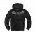 Толстовка с капюшоном DA, Wolf Throat II, Черный