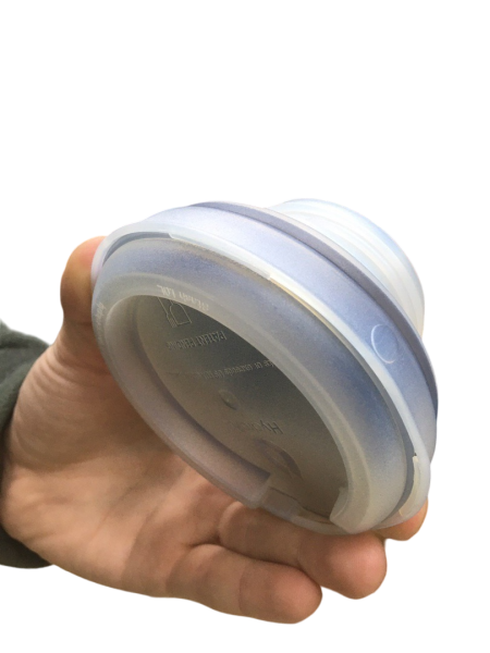 Складная бутылка Hydrapak Stash, емкость 1000 мл., цвет Mammoth Grey