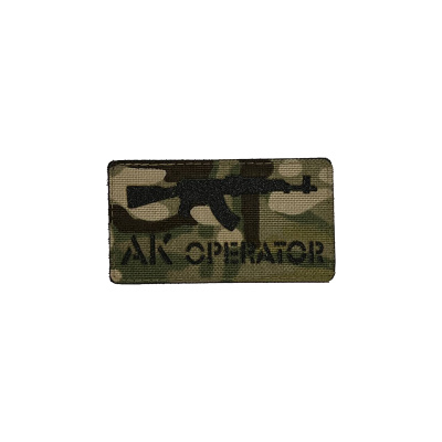 Патч АК оператор, мультикам-черный