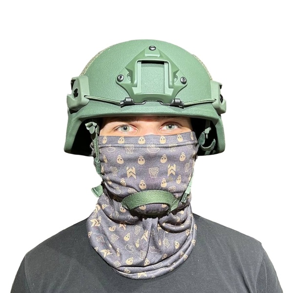 Бронешлем UMI, Mich, Olive, NIJIIIA, Aramid