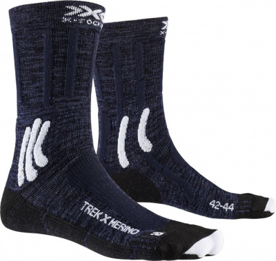 Носки X-SOCKS TREK X MERINO SOCKS, MIDNIGHT BLUE/ARCTIC WHITE