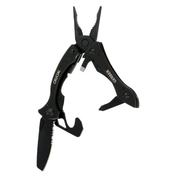 Мультитул Gerber Crucial Tool, черный, блистер