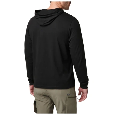Футболка 5.11 Hooded L/S Tee (Black, S)
