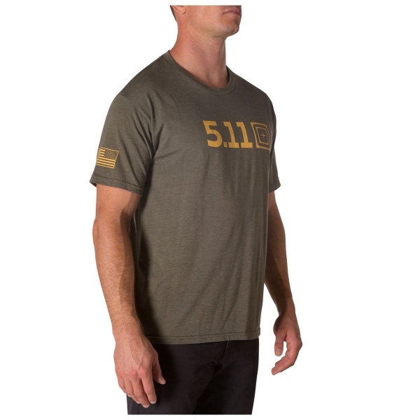 Футболка 5.11 Legacy POP Tee, Military Green Heather
