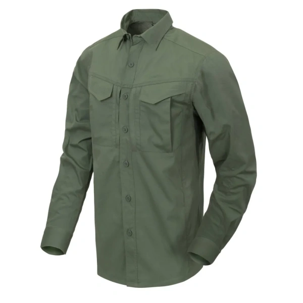Рубашка Helikon, DEFENDER Mk2 Long Sleeve, Olive Green