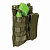 Подсумок двойной для магазина AK серии, с фиксатором 5.11 AK Bungee/Cover Double, Tac OD