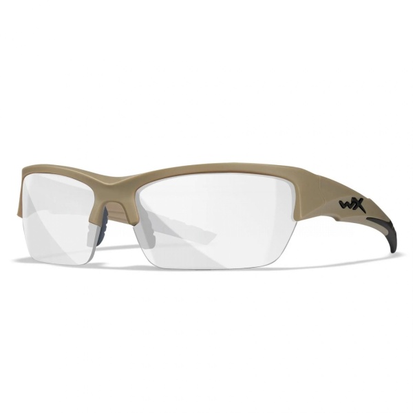 Баллистические очки Wiley X, VALOR 2.5mm, Grey/Clear/Light Rust Lens Tan Frame