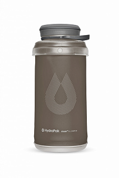 Складная бутылка Hydrapak Stash, емкость 1000 мл., цвет Mammoth Grey