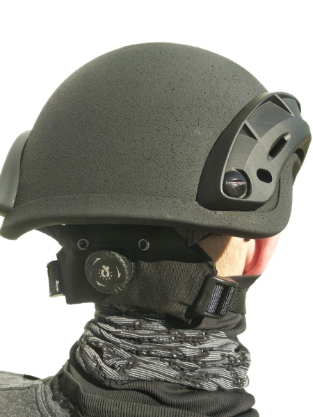 Бронешлем ШБМ-А-О-Пр, подвесная система Фаст (с кронштейнами), Black