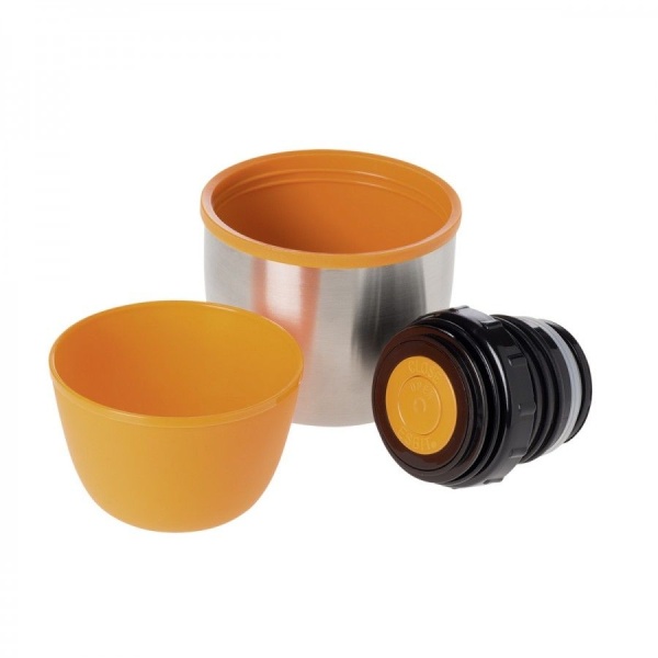 Термос Esbit ISO, cтальной-оранжевый, 0.75 л