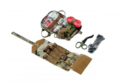Подсумок Phantom, под аптечку вытяжной, Capsa (Multicam) с содержимым