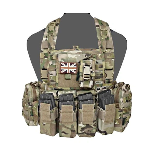 Жилет Warrior 901 Elite 4 with 2 Utility, Admin, Compass, Single Pistol, 4 x M4 Open Mags MultiCam