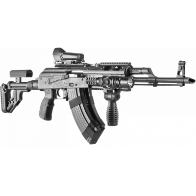 Рукоятка пистолетная прорезиненная Fab Defense для AK 47/74/Сайга, Черная
