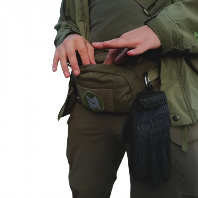 Сумка Helikon BANDICOOT® Waist Pack, Cordura, Olive Green