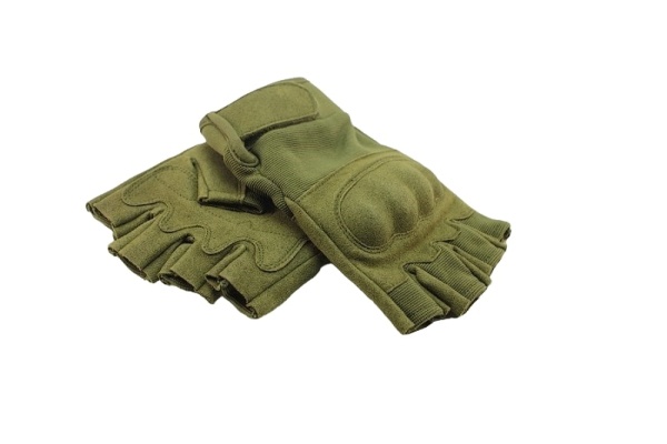 Перчатки без пальцев EDGE Tactical Field 1/2, олива