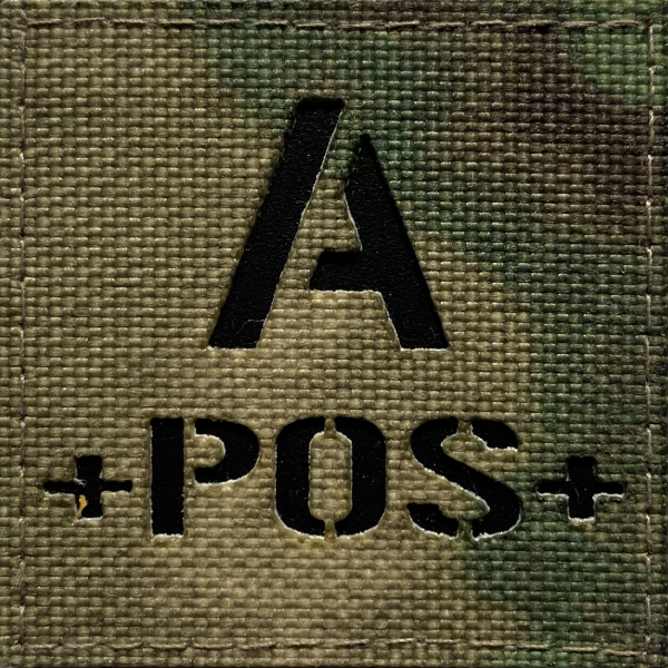 Патч Группа крови вторая положительная, мох