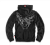 Толстовка с капюшоном DA, Wolf Throat II, Черный