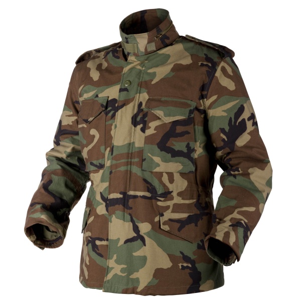 Куртка Helikon M65, NyCo Sateen, US Woodland